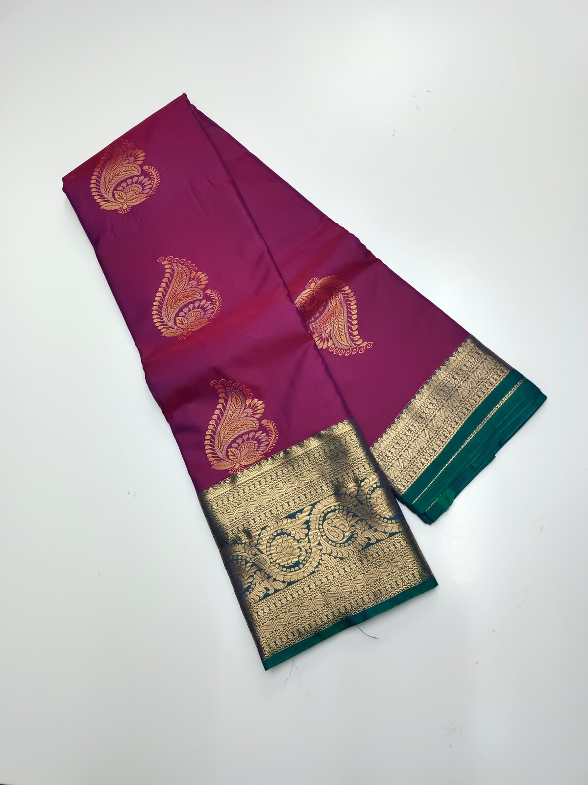 KANCHIPURAM SEMI SILK SAREE