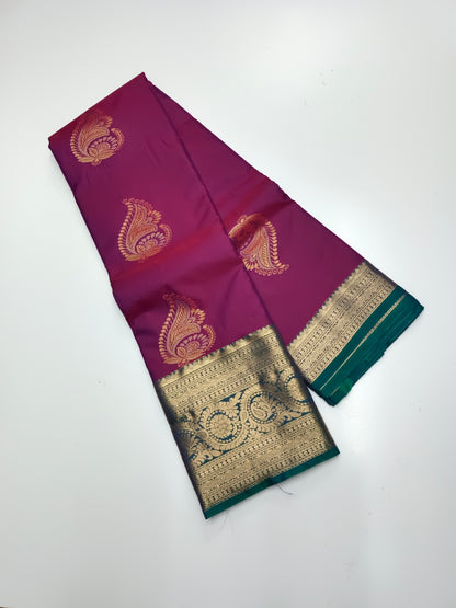 KANCHIPURAM SEMI SILK SAREE