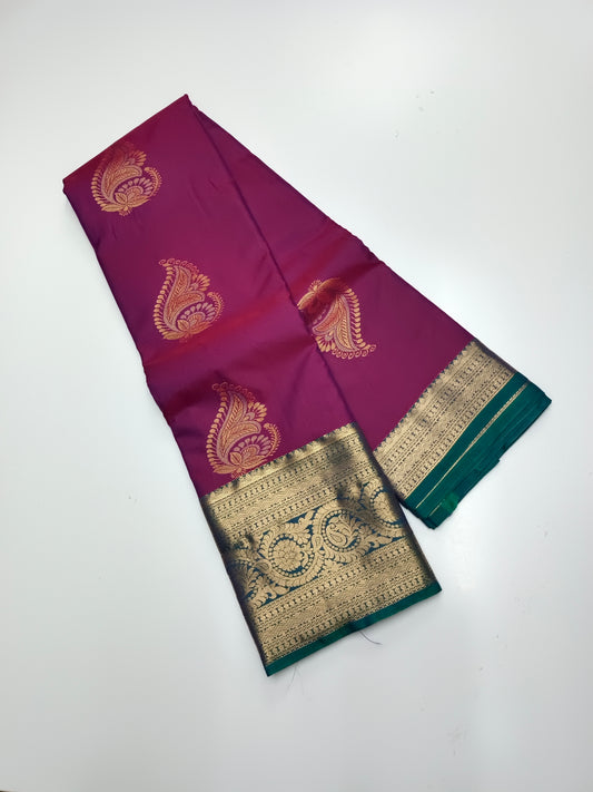 KANCHIPURAM SEMI SILK SAREE