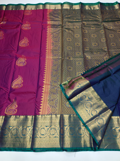 KANCHIPURAM SEMI SILK SAREE