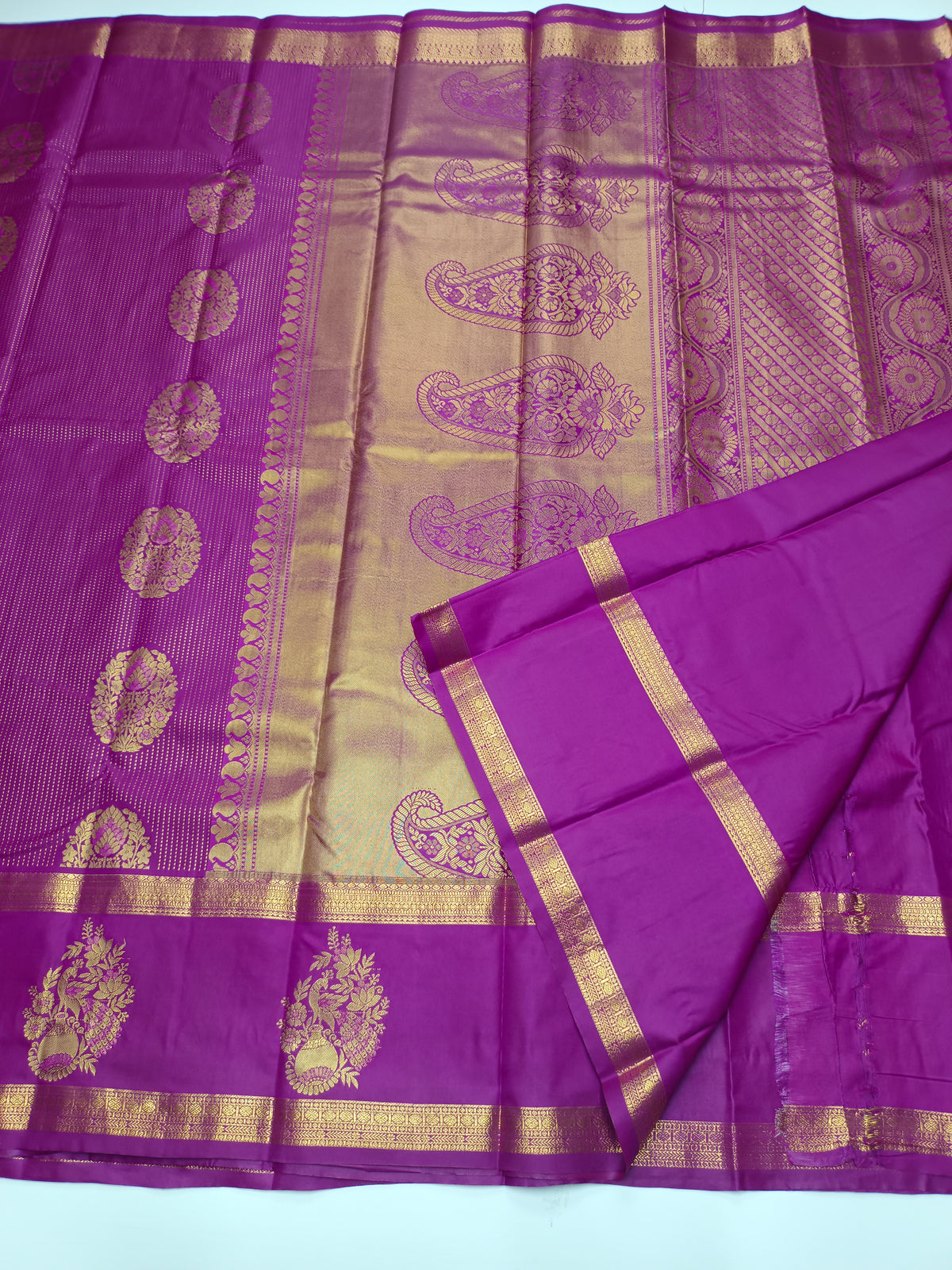 KANCHIPURAM SEMI SILK SAREE
