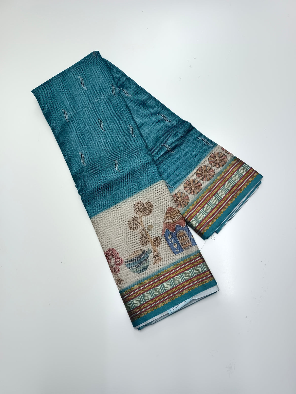 FANCY LINEN SAREE