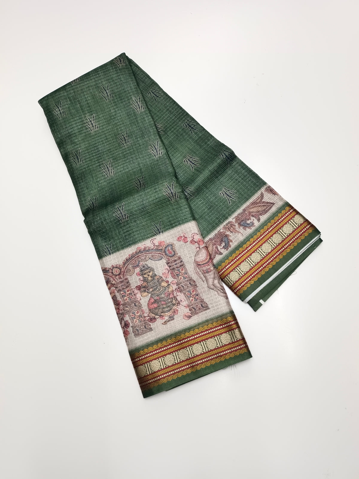 FANCY LINEN SAREE