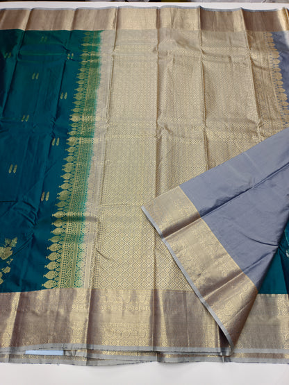 KANCHIPURAM SEMI SILK SAREE