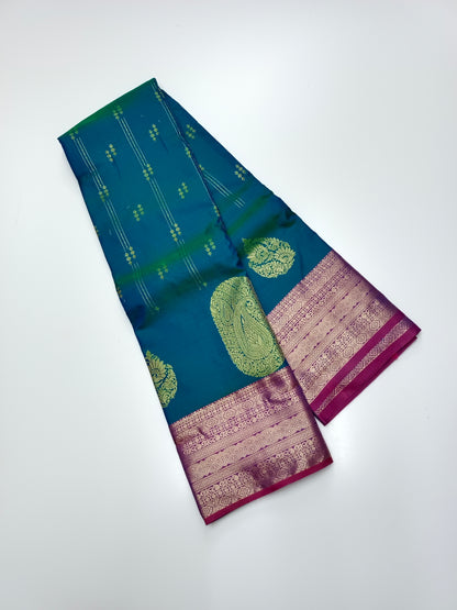 KANCHIPURAM SEMI SILK SAREE