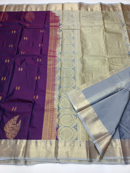 KANCHIPURAM SEMI SILK SAREE
