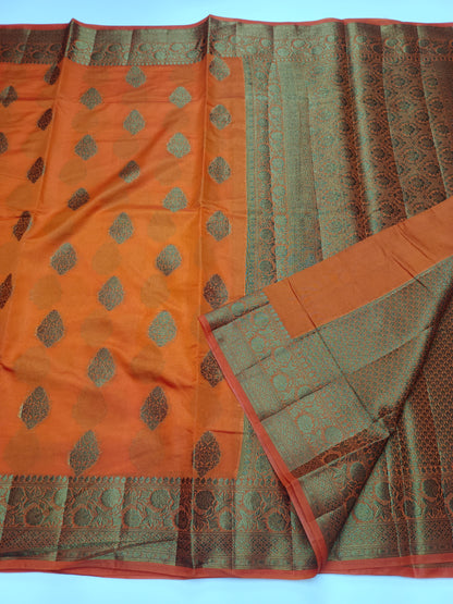 FANCY TUSSER SILK SAREE