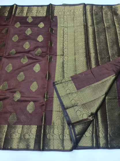 FANCY TUSSER SILK SAREE