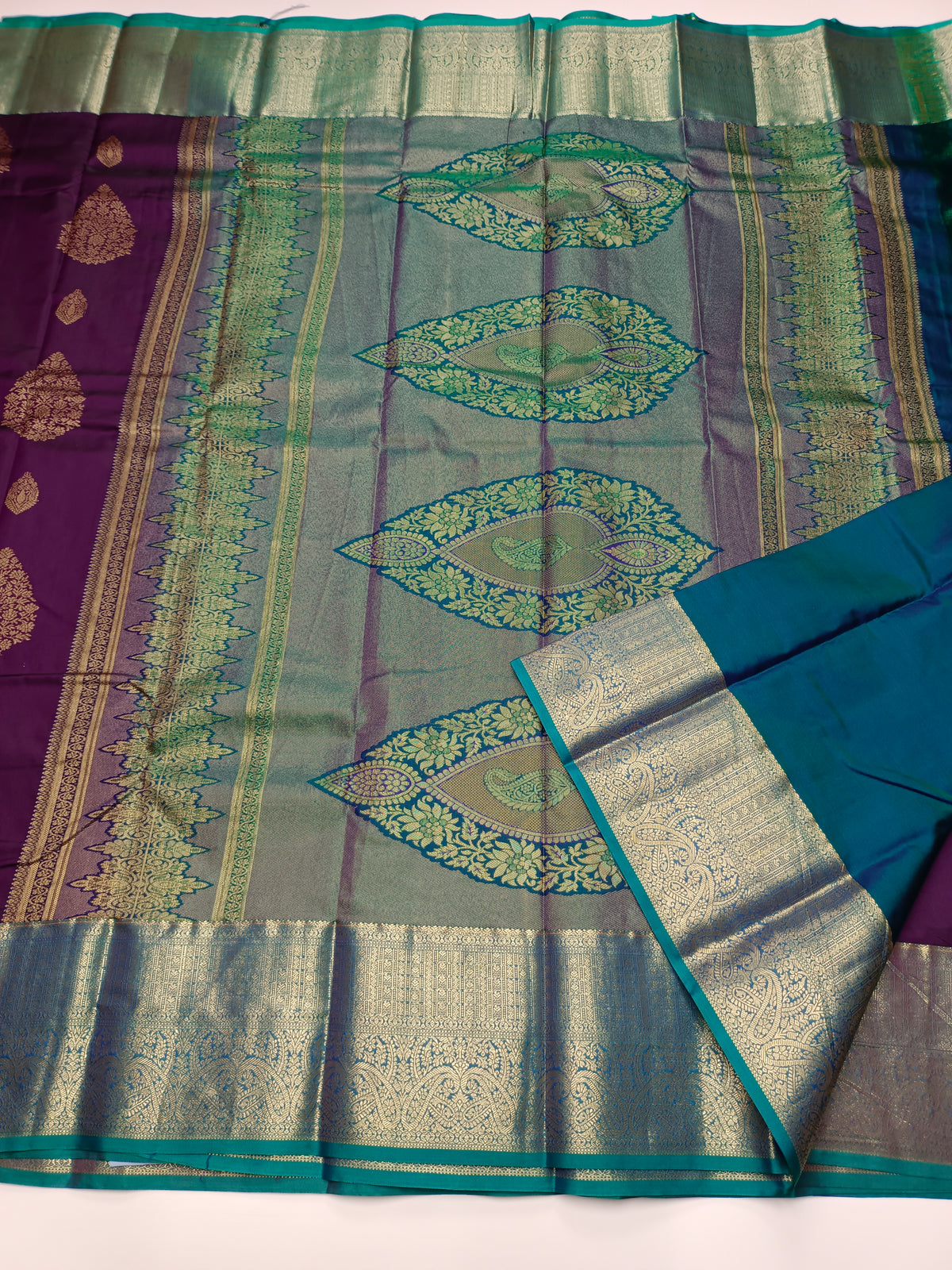 KANCHIPURAM SEMI SILK SAREE