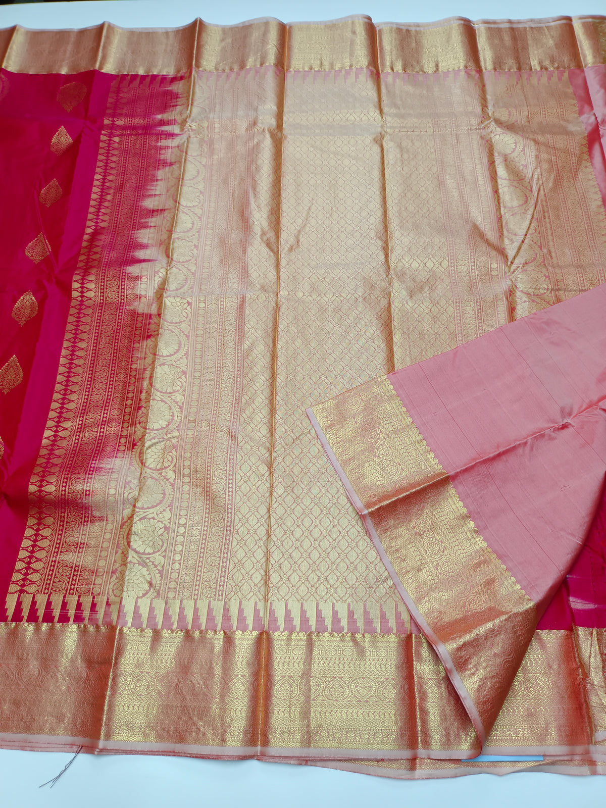 KANCHIPURAM SEMI SILK SAREE