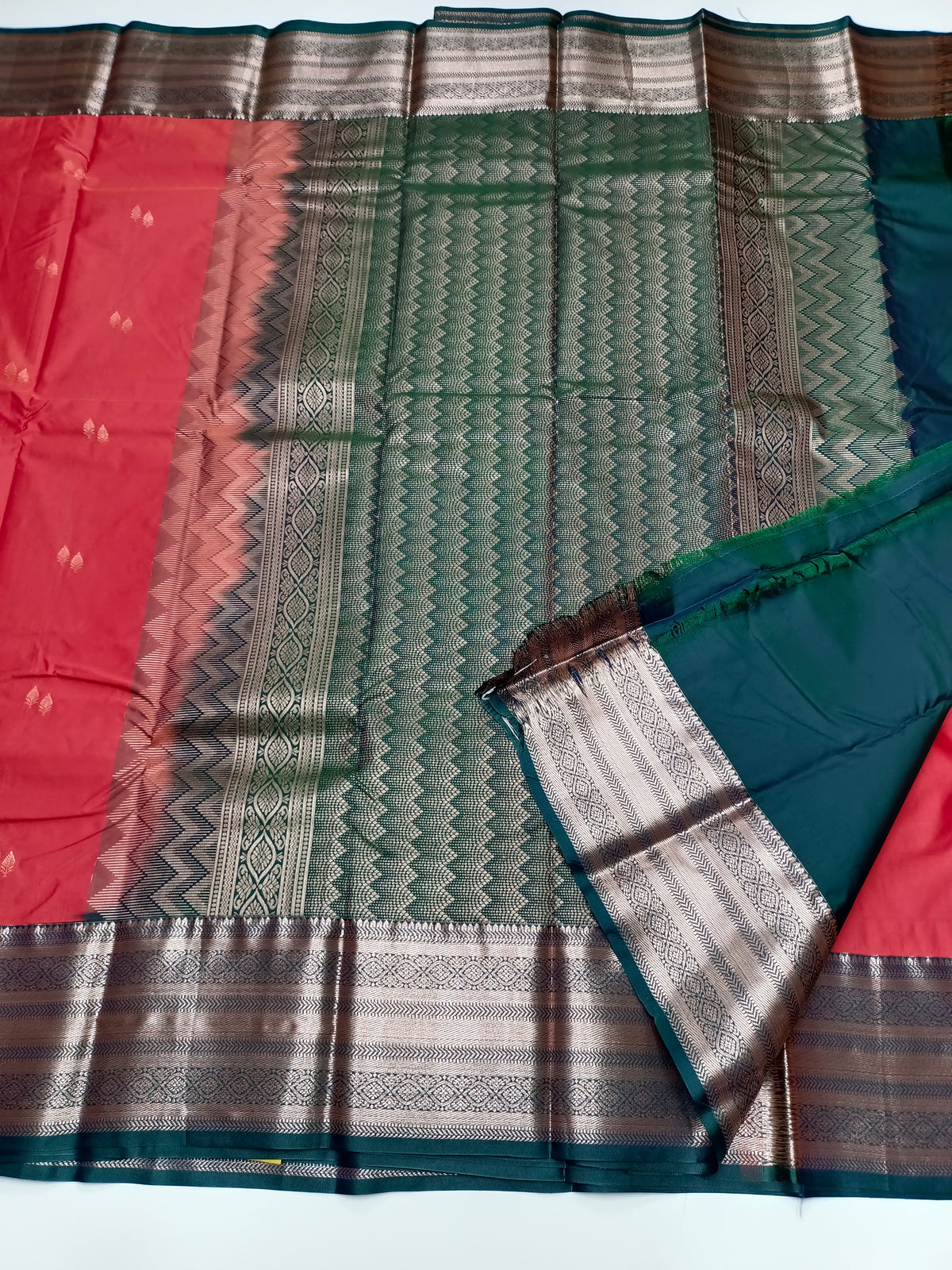 KANCHIPURAM SEMI SILK SAREE