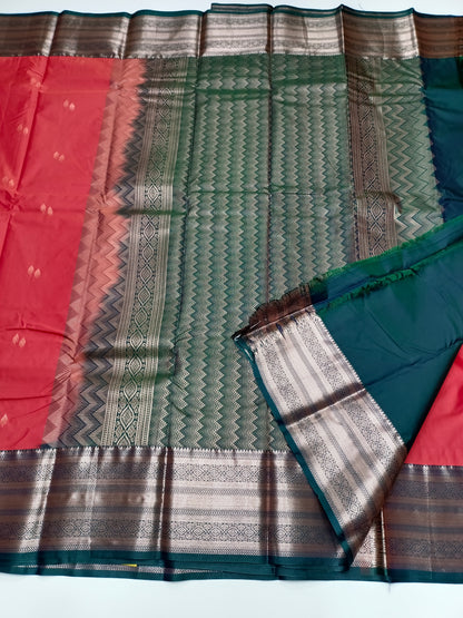 KANCHIPURAM SEMI SILK SAREE