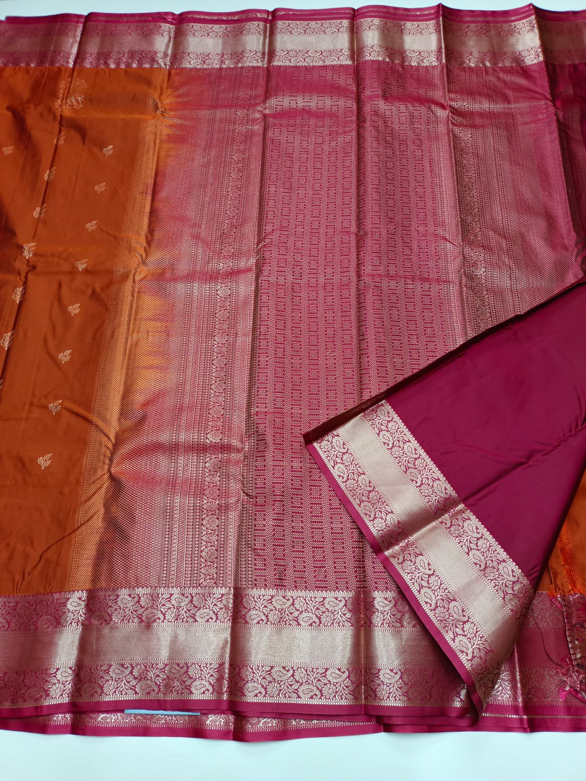 KANCHIPURAM SEMI SILK SAREE