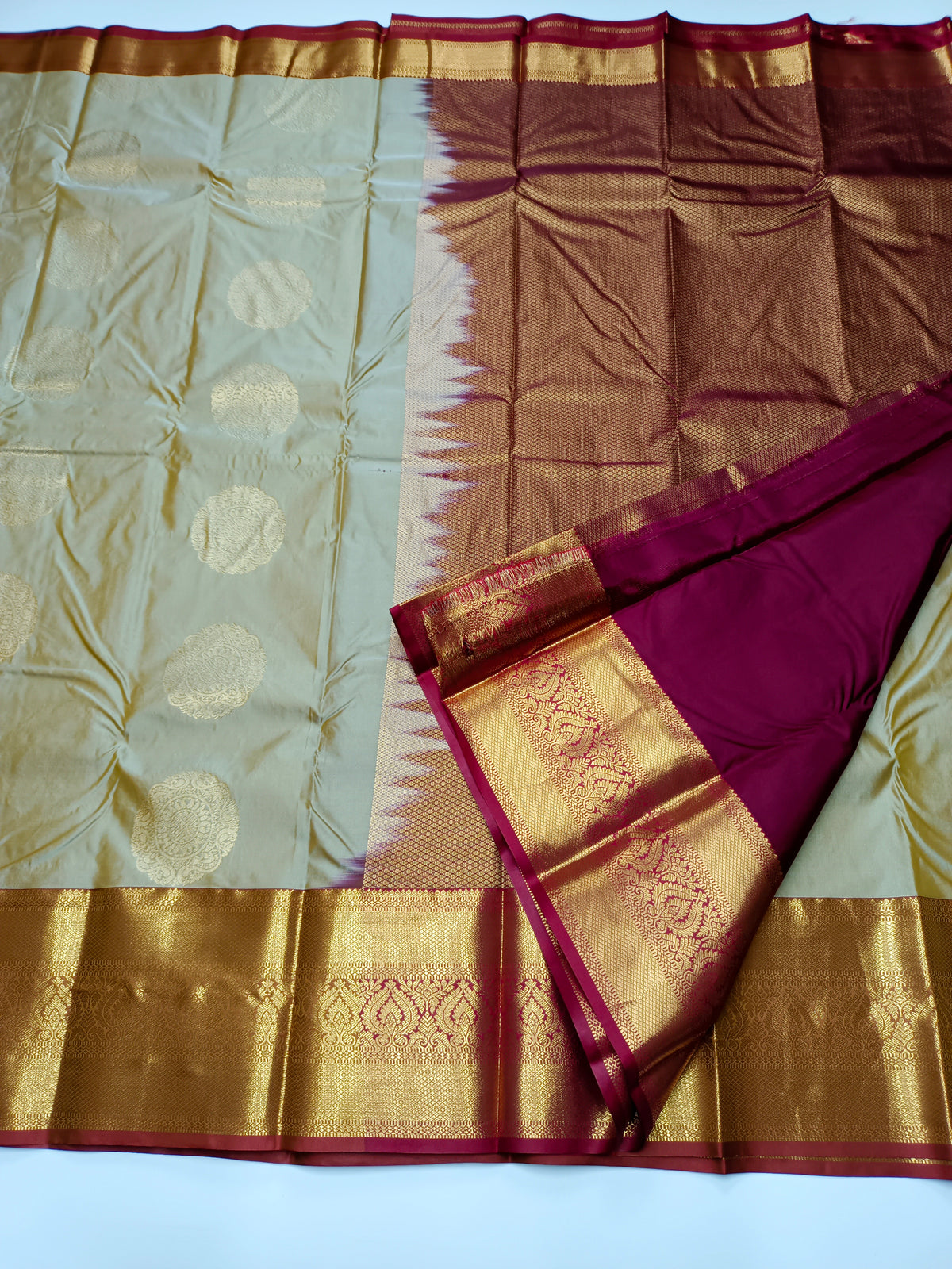 KANCHIPURAM SEMI SILK SAREE
