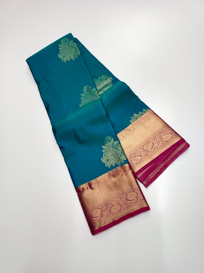 KANCHIPURAM SEMI SILK SAREE