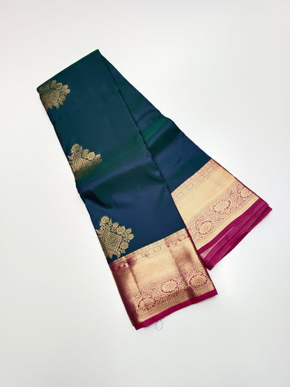 KANCHIPURAM SEMI SILK SAREE