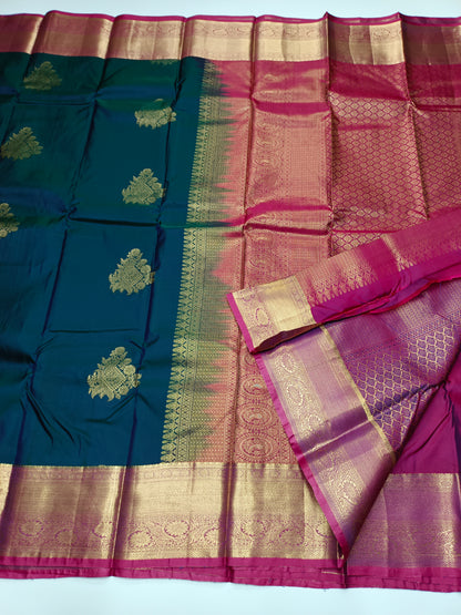 KANCHIPURAM SEMI SILK SAREE