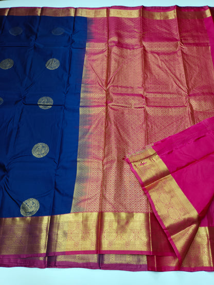 KANCHIPURAM SEMI SILK SAREE