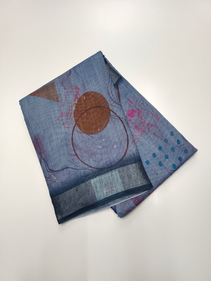 FANCY LENIN SAREE