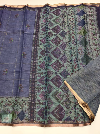 FANCY LENIN SAREE