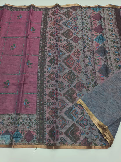 FANCY LENIN SAREE