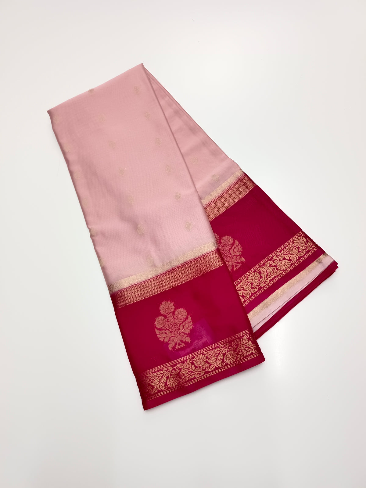 SEMI CREPE SILK SAREE