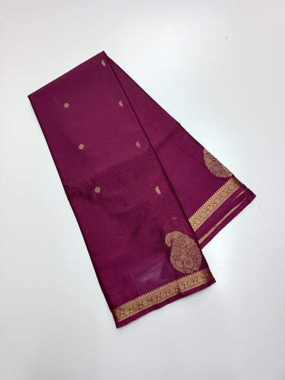 SEMI CREPE SILK SAREE