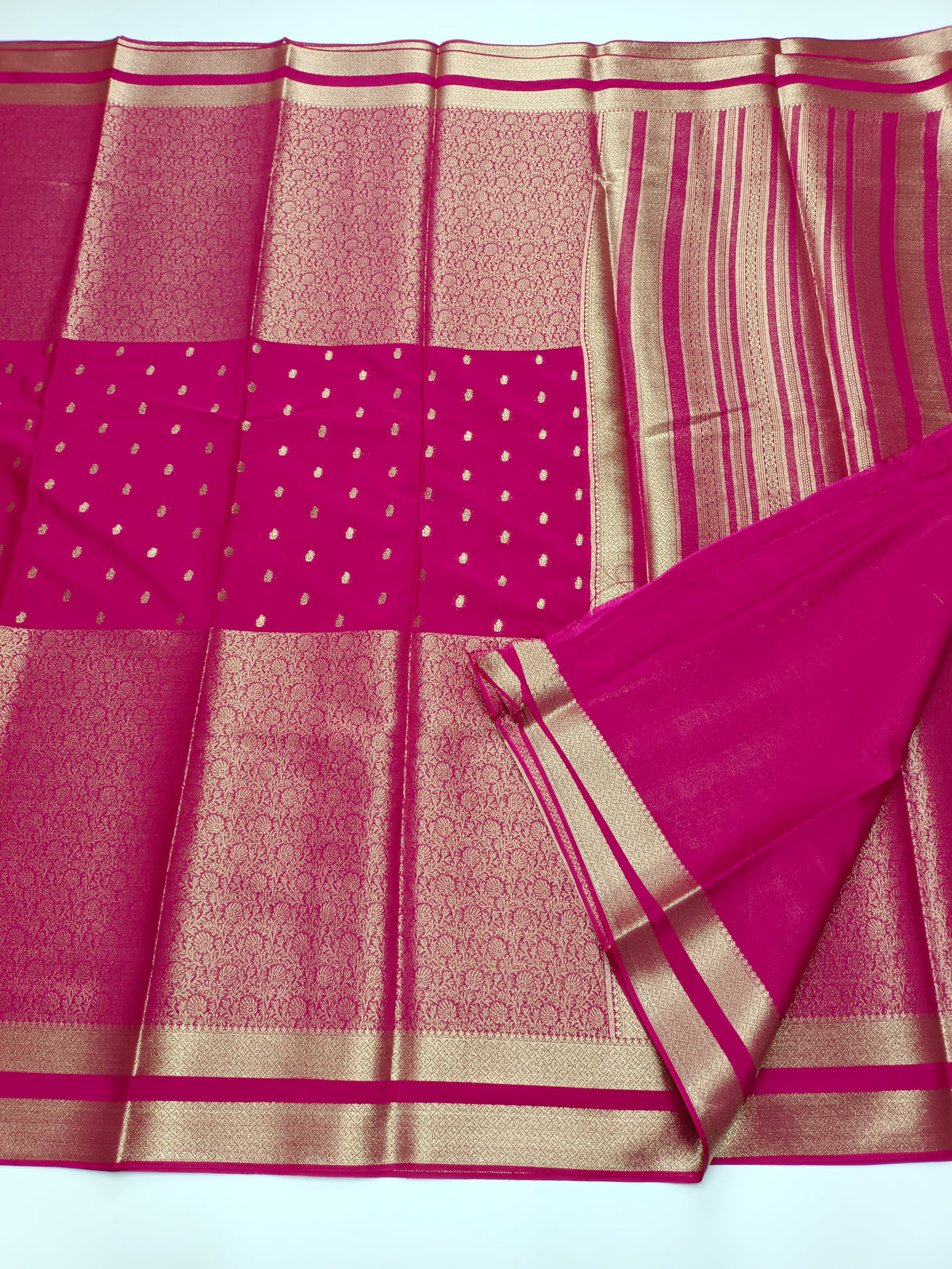 SEMI CREPE SILK SAREE