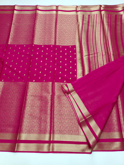 SEMI CREPE SILK SAREE