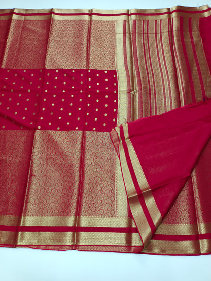 SEMI CREPE SILK SAREE