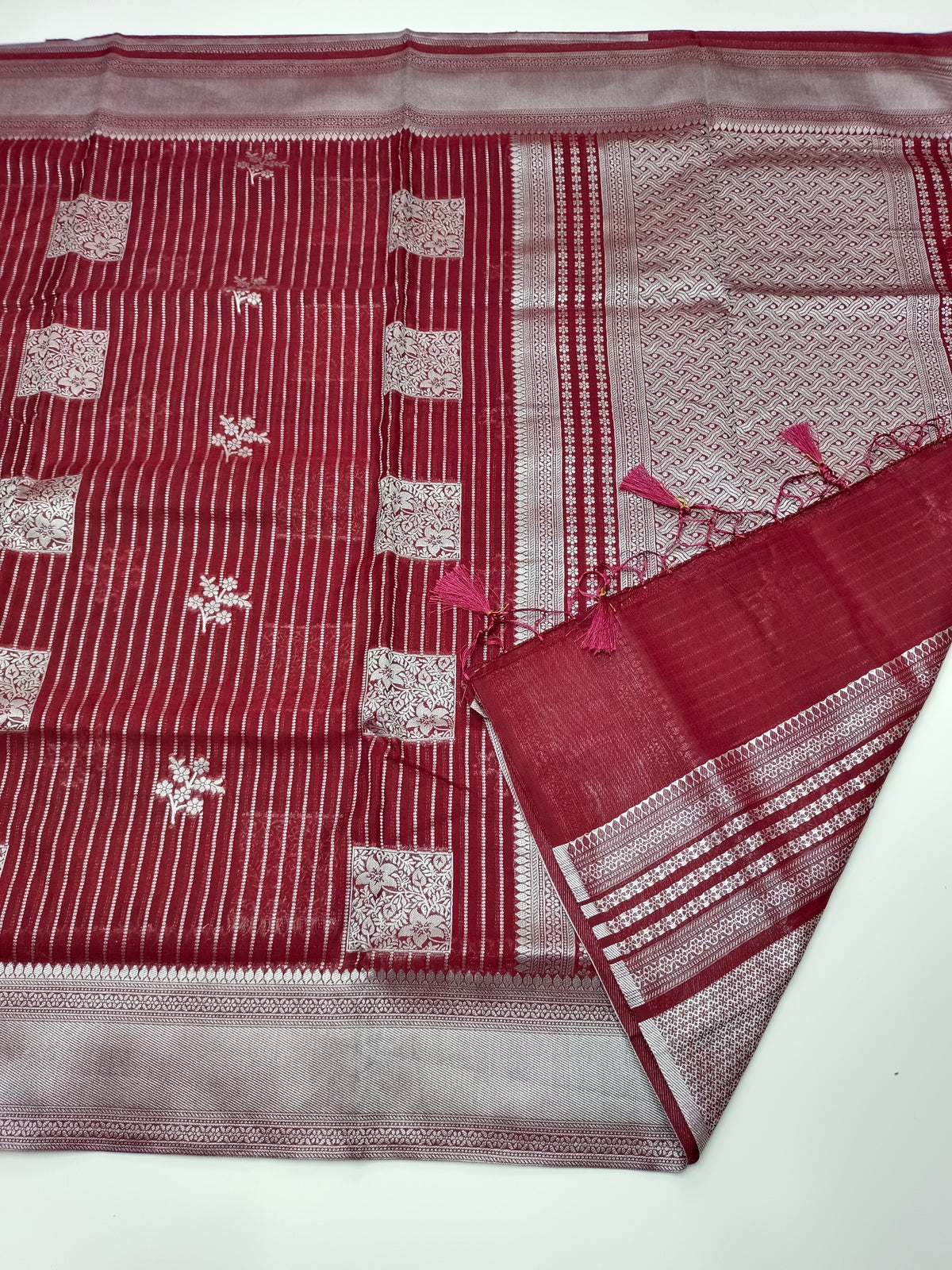 FANCY BAMBOO SILK SAREE