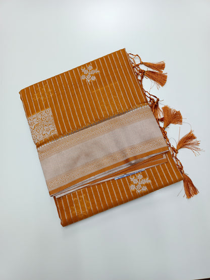 FANCY BAMBOO SILK SAREE