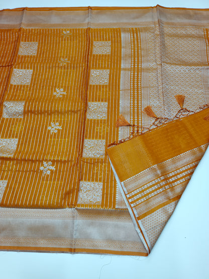 FANCY BAMBOO SILK SAREE