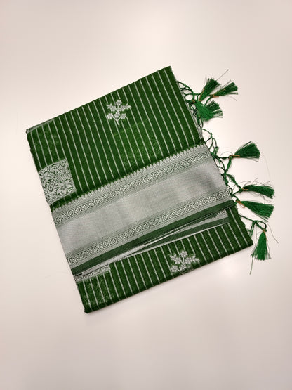 FANCY BAMBOO SILK SAREE