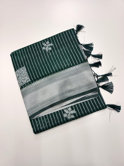 FANCY BAMBOO SILK SAREE