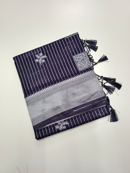 FANCY BAMBOO SILK SAREE