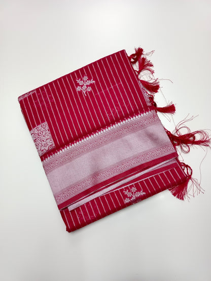 FANCY BAMBOO SILK SAREE