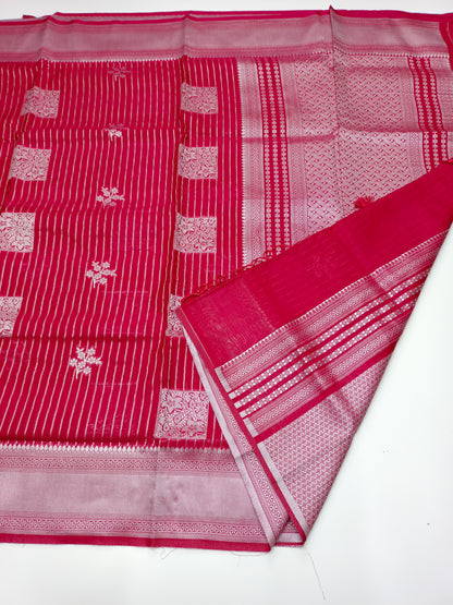 FANCY BAMBOO SILK SAREE
