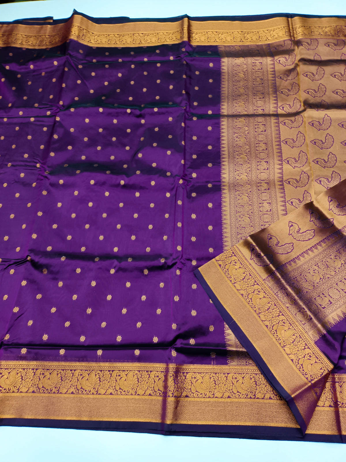 9 YARD ART SILK SAREE