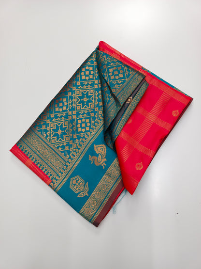 FANCY RAW SILK  SAREE