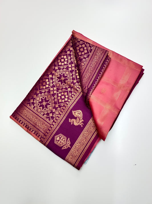 FANCY RAW SILK  SAREE