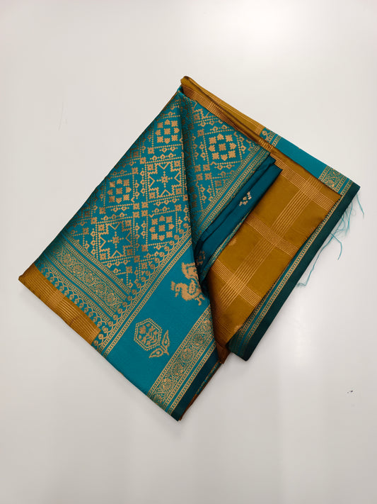 FANCY RAW SILK  SAREE