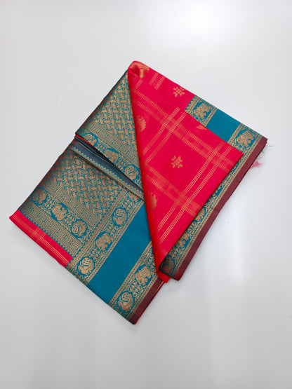 FANCY RAW SILK  SAREE