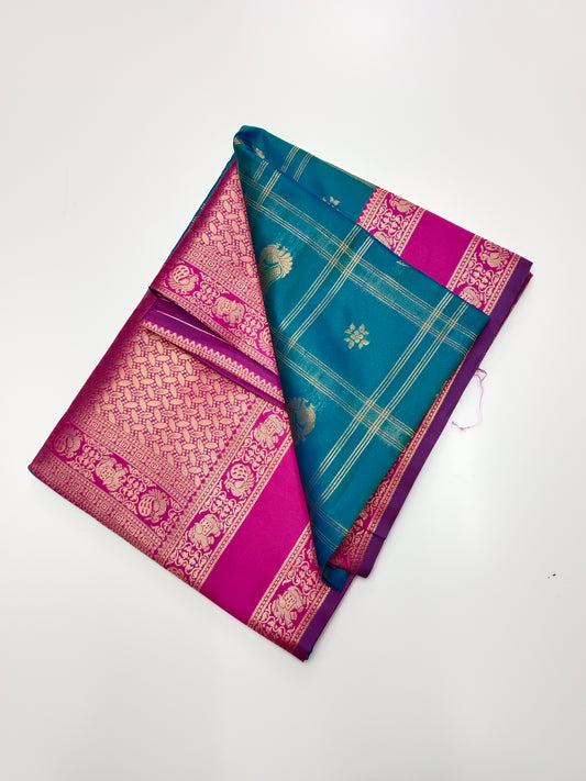 FANCY RAW SILK  SAREE