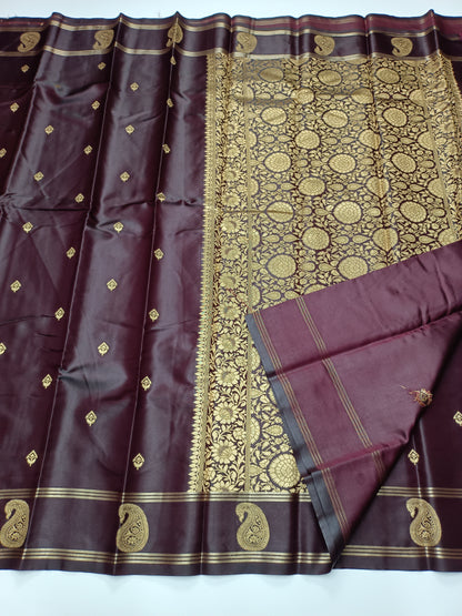 SEMI GAJJI SILK  SAREE