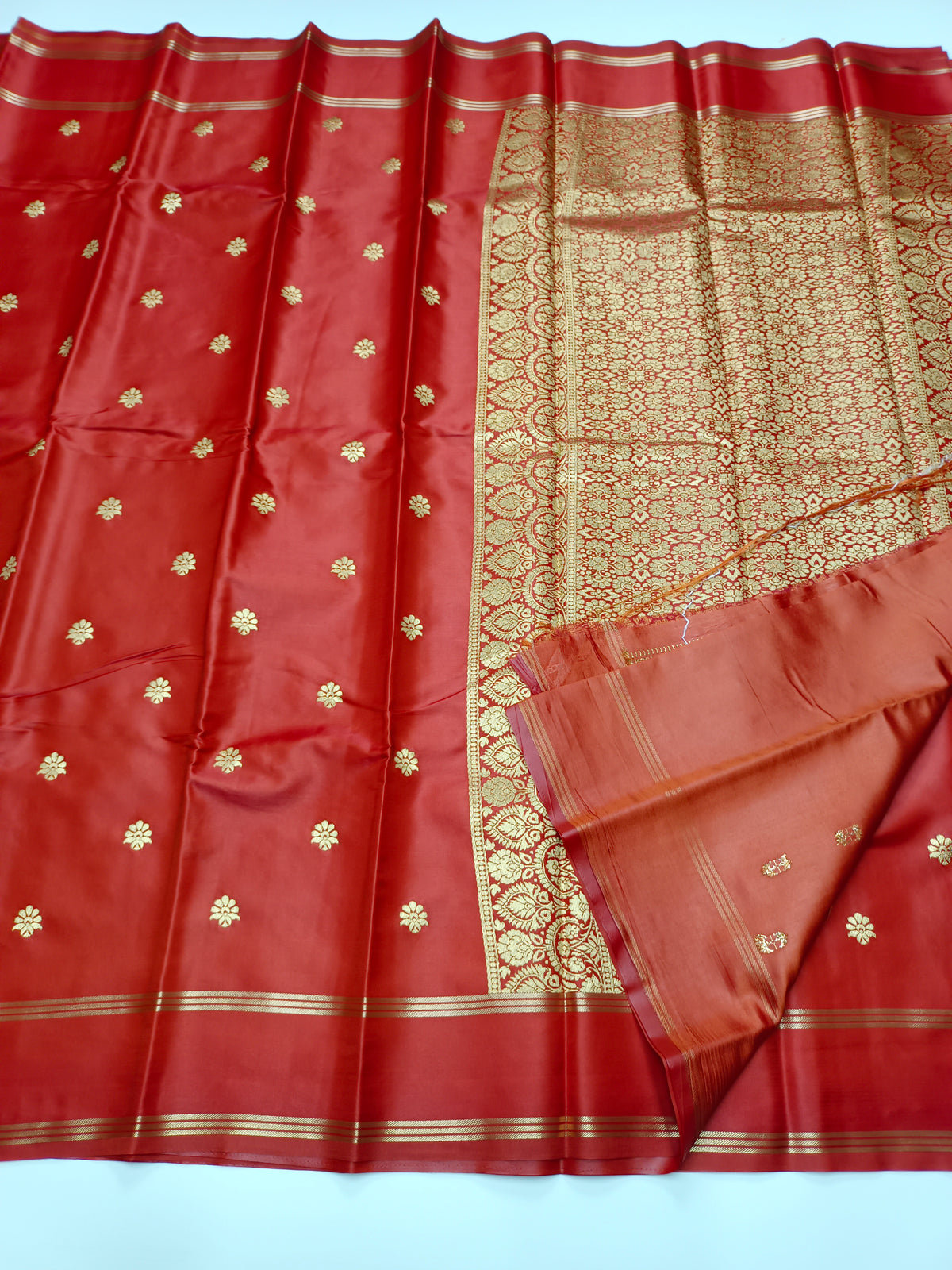 SEMI GAJJI SILK  SAREE