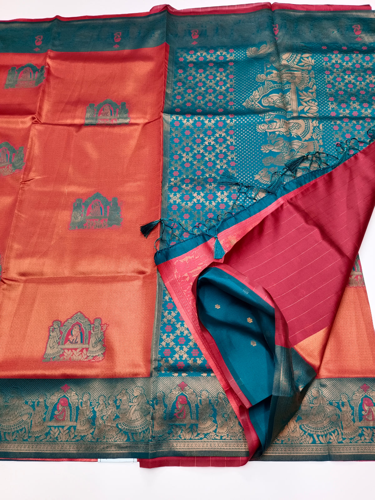 FANCY RAW SILK  SAREE