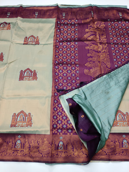 FANCY RAW SILK  SAREE