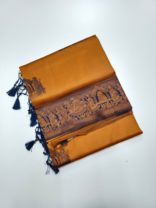 FANCY RAW SILK  SAREE