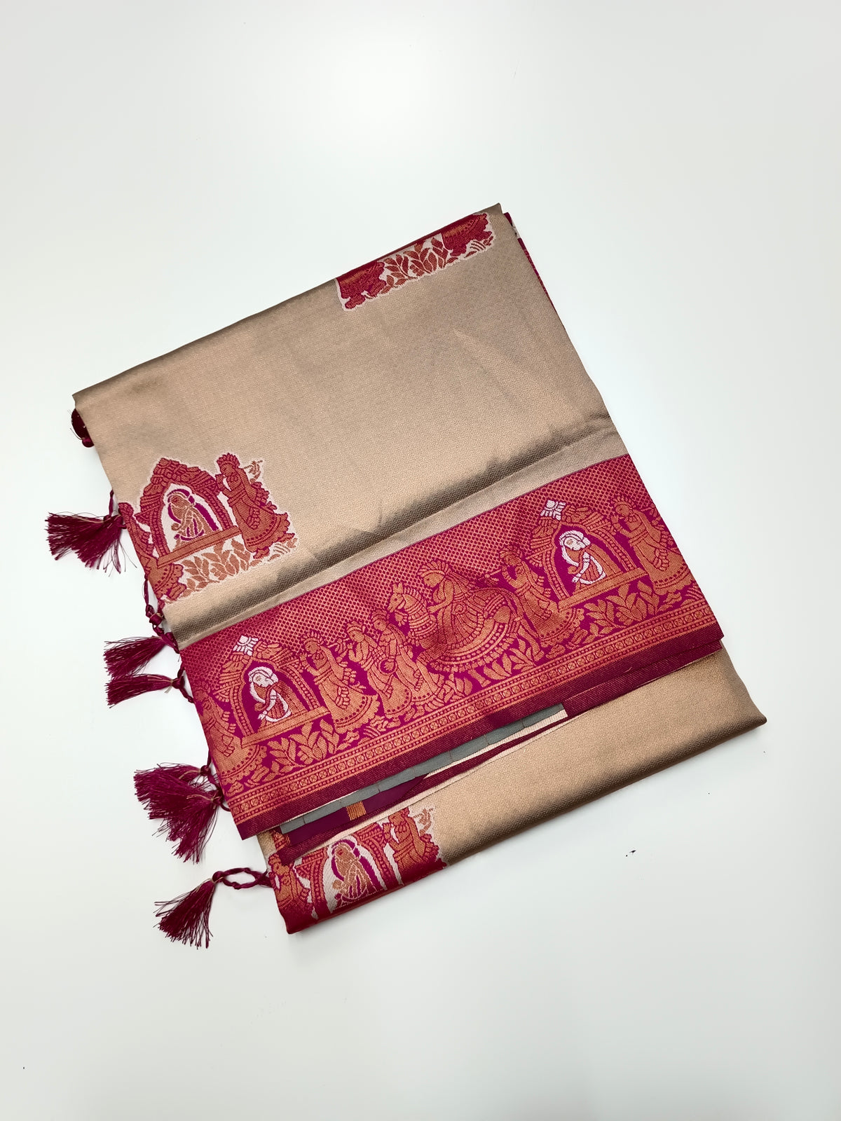 FANCY RAW SILK  SAREE